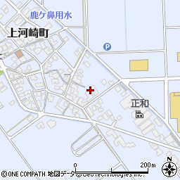 石川県加賀市上河崎町レ周辺の地図