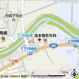 石川県加賀市下河崎町ヘ周辺の地図
