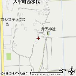 栃木県栃木市大平町西水代1545-3周辺の地図