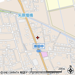 長野県安曇野市豊科新田5564-18周辺の地図