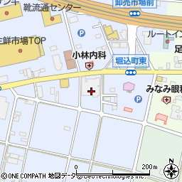 栃木県足利市堀込町68-1周辺の地図