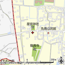 栃木県佐野市免鳥町704周辺の地図