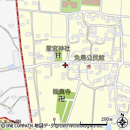 栃木県佐野市免鳥町703周辺の地図