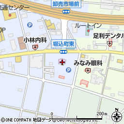 栃木県足利市堀込町97-4周辺の地図