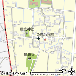 栃木県佐野市免鳥町754周辺の地図