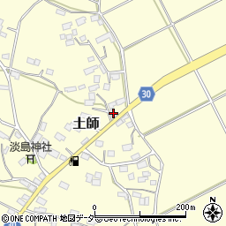 茨城県笠間市土師679-1周辺の地図