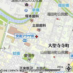 石川県加賀市大聖寺片原町周辺の地図