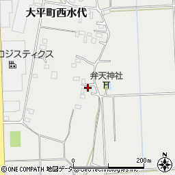 栃木県栃木市大平町西水代1545周辺の地図