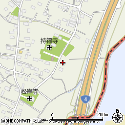 栃木県小山市中久喜390-3周辺の地図