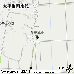 栃木県栃木市大平町西水代1394周辺の地図