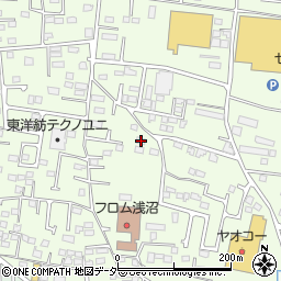 栃木県佐野市浅沼町152周辺の地図