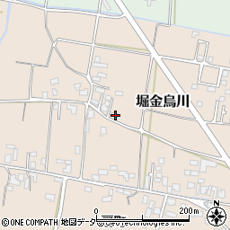 長野県安曇野市堀金烏川5488-3周辺の地図