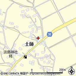 茨城県笠間市土師679周辺の地図