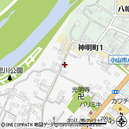 栃木県小山市神鳥谷123周辺の地図
