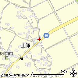 茨城県笠間市土師680-1周辺の地図