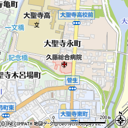久藤総合病院周辺の地図