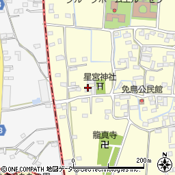栃木県佐野市免鳥町741周辺の地図
