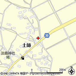 茨城県笠間市土師680周辺の地図