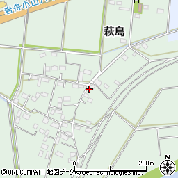 栃木県小山市萩島218周辺の地図