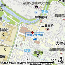 加賀市役所　加賀市シルバー人材センター周辺の地図
