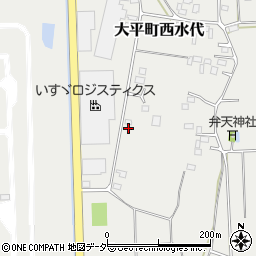栃木県栃木市大平町西水代1550周辺の地図