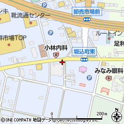 栃木県足利市堀込町68-2周辺の地図