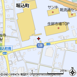 栃木県足利市堀込町232周辺の地図