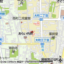 茨城県筑西市甲132周辺の地図