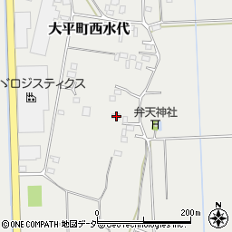 栃木県栃木市大平町西水代1557周辺の地図