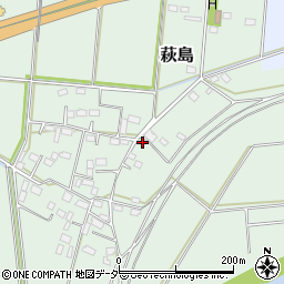 栃木県小山市萩島217周辺の地図