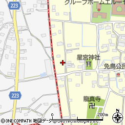 栃木県佐野市免鳥町724周辺の地図