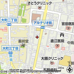 足利銀行下館支店周辺の地図