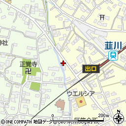 韮川郵便局 ＡＴＭ周辺の地図
