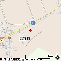 石川県加賀市栄谷町ヌ周辺の地図