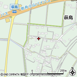 栃木県小山市萩島214周辺の地図