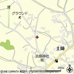 茨城県笠間市土師718-1周辺の地図