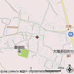 茨城県石岡市大増1488周辺の地図