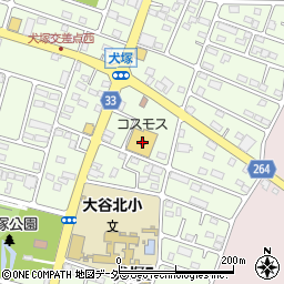ドラッグストアコスモス犬塚店周辺の地図