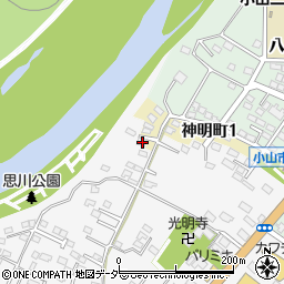 栃木県小山市神鳥谷113周辺の地図