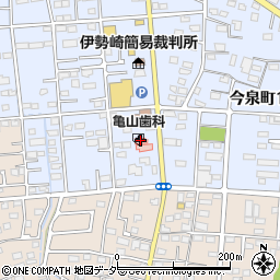 亀山歯科医院周辺の地図