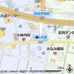 栃木県足利市堀込町102-1周辺の地図