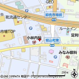 栃木県足利市堀込町186-1周辺の地図