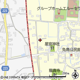栃木県佐野市免鳥町734周辺の地図