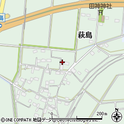 栃木県小山市萩島202周辺の地図