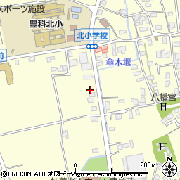 長野県安曇野市豊科南穂高2819周辺の地図