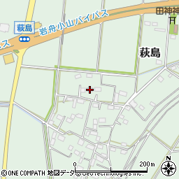 栃木県小山市萩島203周辺の地図