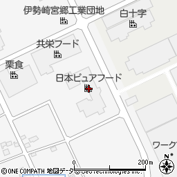日本ピュアフード株式会社伊勢崎プラント周辺の地図