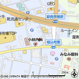 栃木県足利市堀込町185周辺の地図
