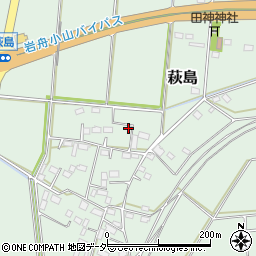 栃木県小山市萩島203-2周辺の地図