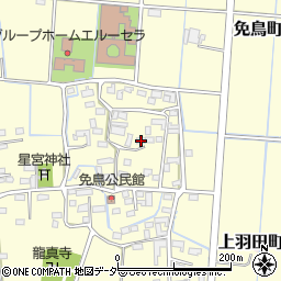 栃木県佐野市免鳥町780周辺の地図